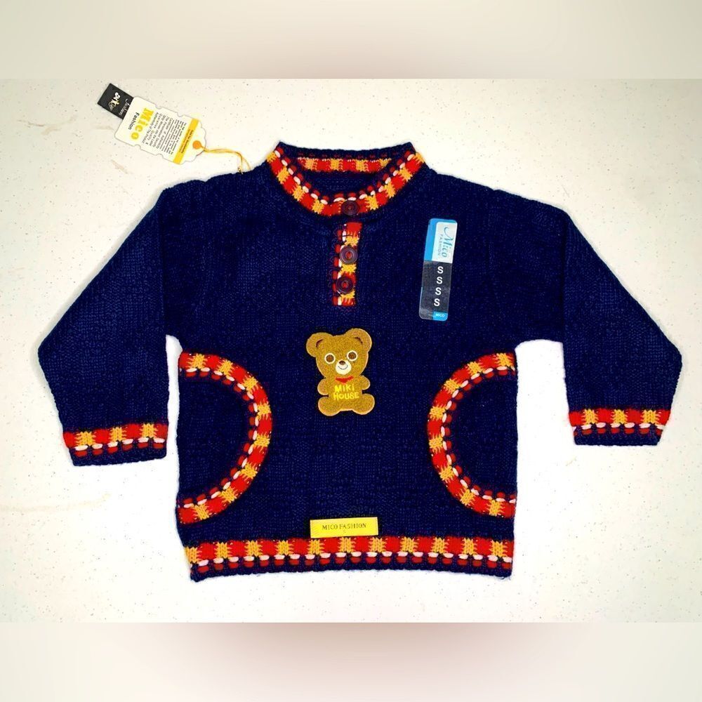 Blue Mico Fashion Teddy Sweater